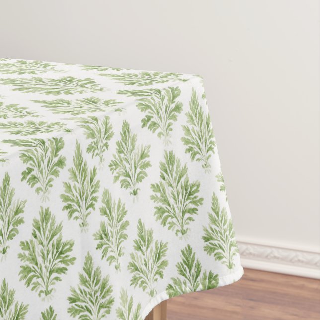 Green Cottage Country Simple Dining  Tablecloth (In Situ)