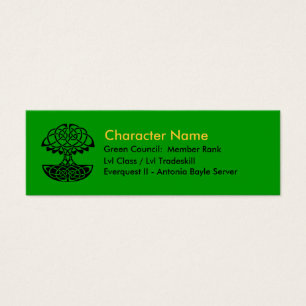 Green Council Member Cards