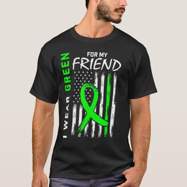 Green Cp Friend Kidney Disease Cerebral Palsy Awar T-Shirt (Front)