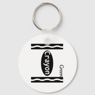 Green-crayon Halloween-costumes Kids Boys Girls Wo Key Ring