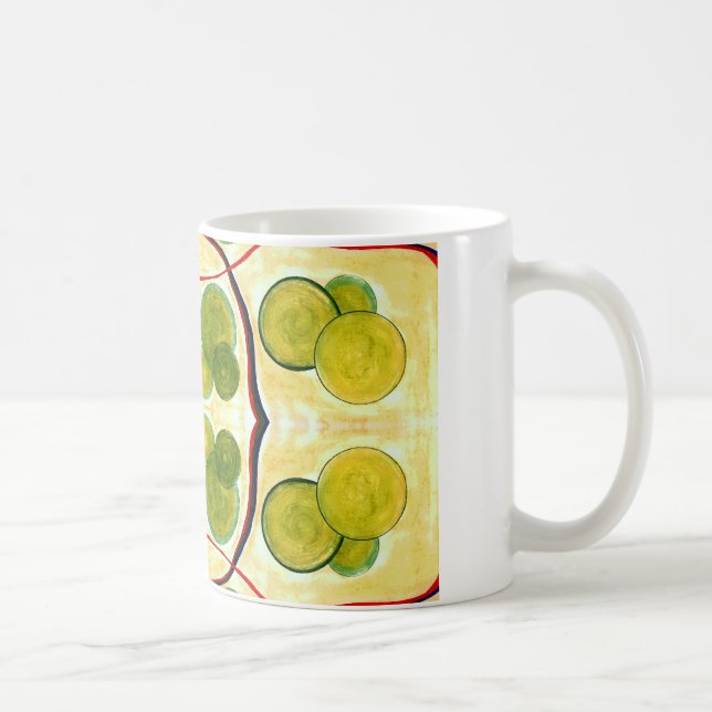 Green Cream Float Mug (Right)