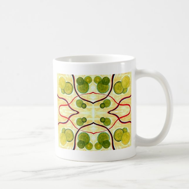 Green Cream Float Mug (Right)
