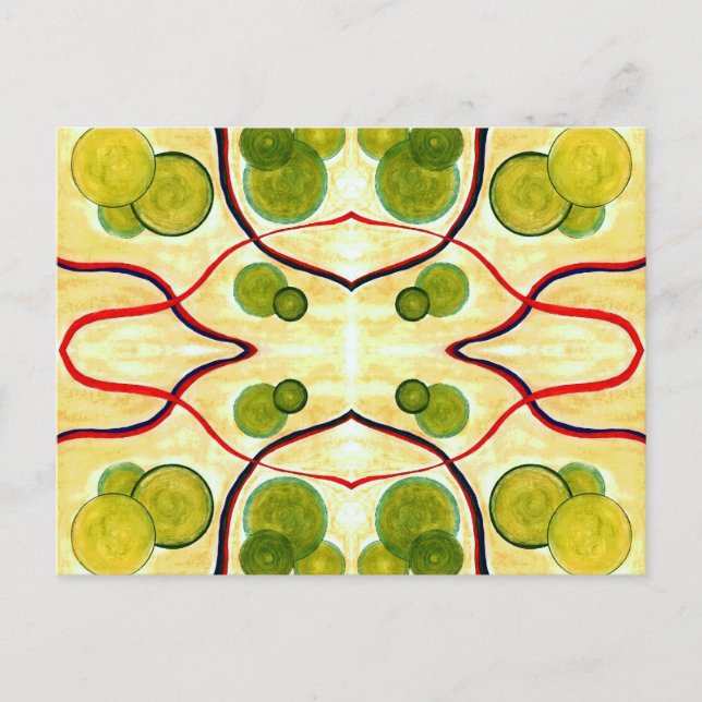 Green Cream Float Postcard (Front)