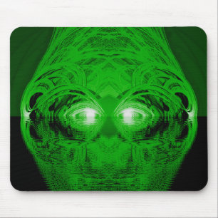 Green Creature of the Lake Mouse Mat