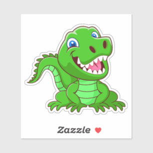 Green Crocodile Cartoon-64836