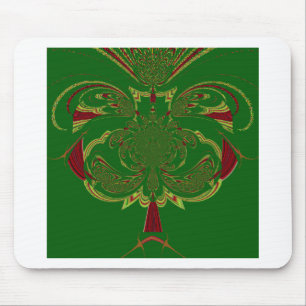 Green Crown Mouse Mat