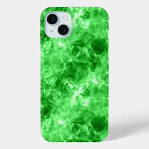 Green Crumpled Texture iPhone 15 Mini Case