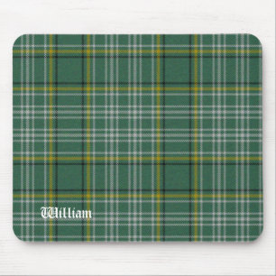Green Currie Tartan Plaid Mouse Mat
