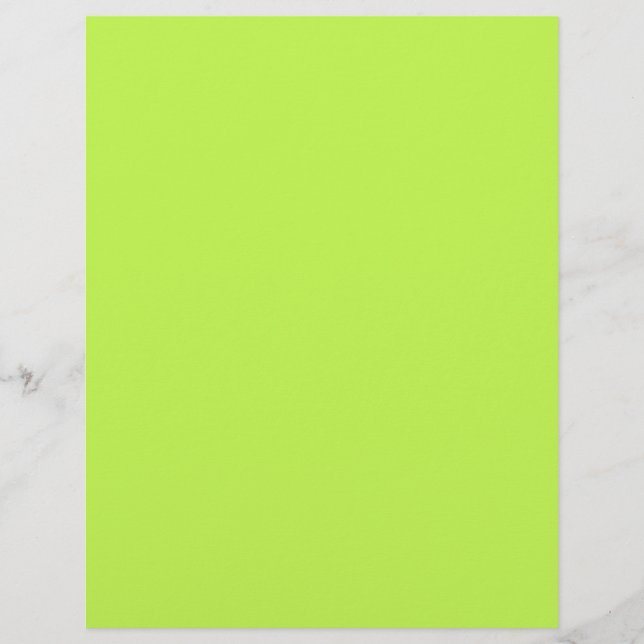 Green Custom Letterhead (Front)