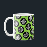Green Custom logo business pattern employee Coffee Mug<br><div class="desc">Easily personalise this simple Custom business pattern employee Coffee Mug adding your company logo, photo or any image. Upload a custom background image or choose any background solid colour. Create your own acid neon green colour branded mugs with your corporate custom logo. A basic, professional custom logo mug template perfect...</div>