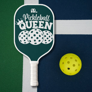 Green Custom Monogram Pickleball Queen Pickleball Paddle