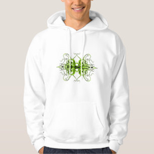 Green Custom Tribal Tattoo Design Hoodie