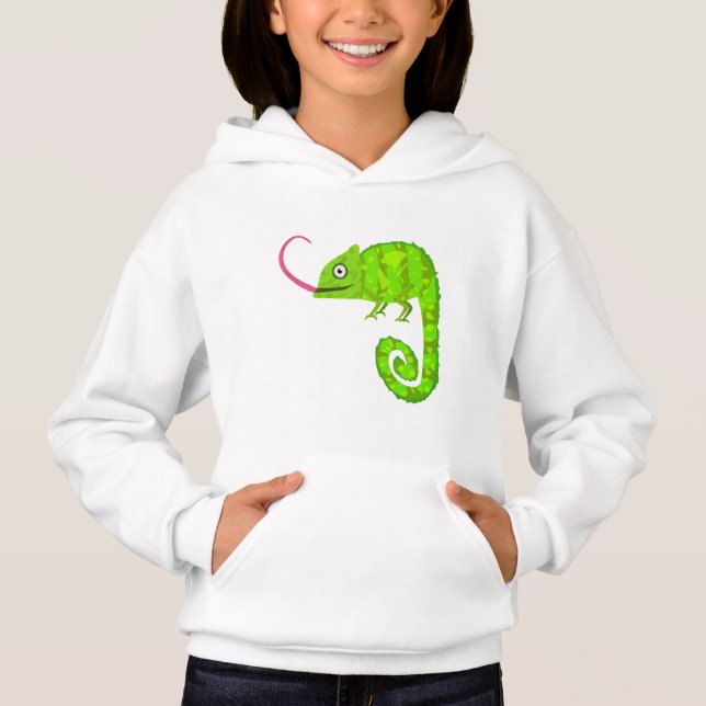 Green cute chameleon (Front)