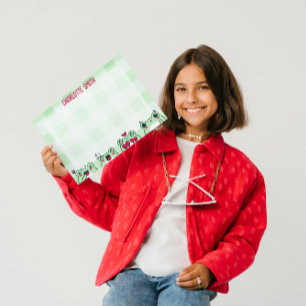 Green Cute Kids Personalizable Manga Cartoon Frog Custom Letterhead