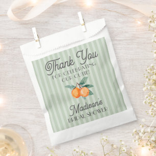 Green Cutie Main Squeeze Citrus Bridal Shower Favour Bags