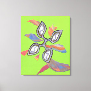 "Green Cutting Edge" Fine Art Canvas Print