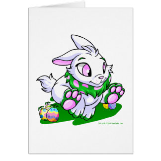 Green Cybunny racing through neggs