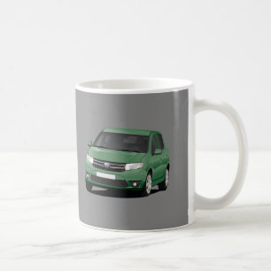 Green Dacia Sandero 2 x image Coffee Mug