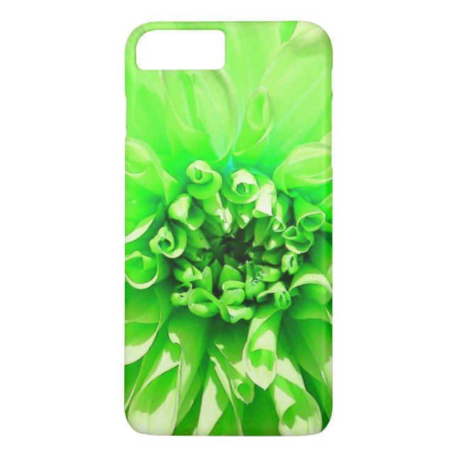 Green Dahlia Flower Case-Mate iPhone Case (Back)