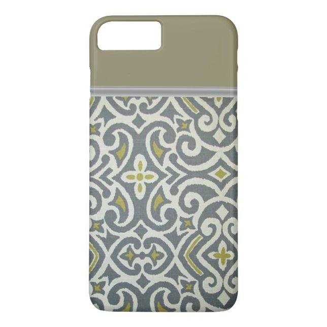 Green Damask Phone Case (Back)