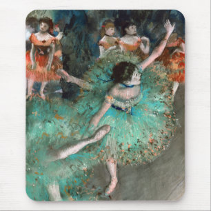 Green Dancer (Danseuse Verte) Edgar Degas Mouse Mat