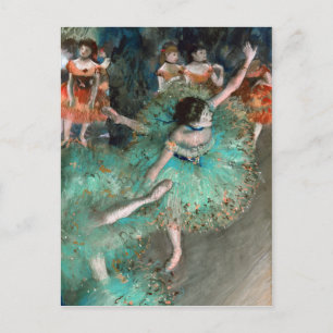 Green Dancer (Danseuse Verte) Edgar Degas Postcard