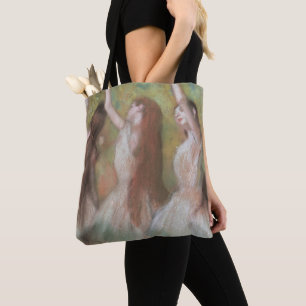 Green Dancers by Edgar Degas, Vintage Ballet Art Tote Bag