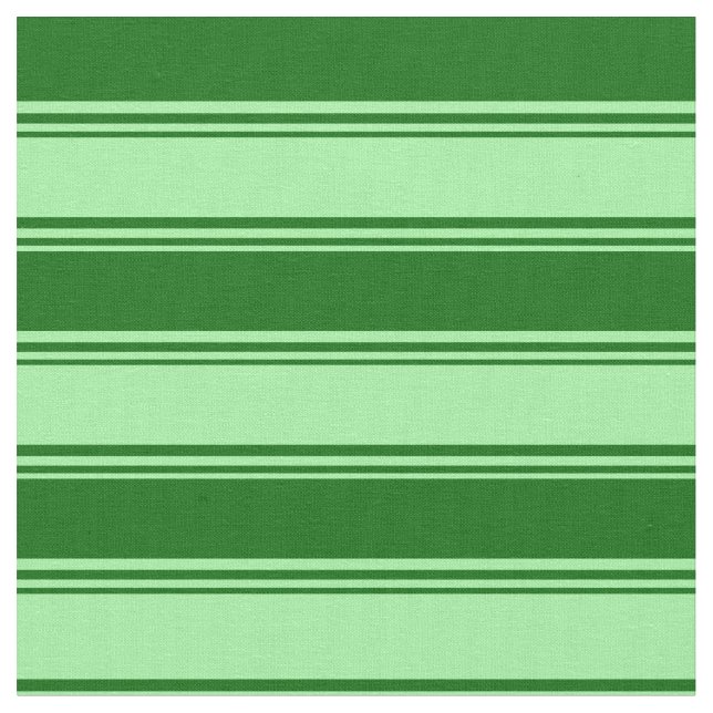Green & Dark Green Coloured Lines Fabric (Close Up)