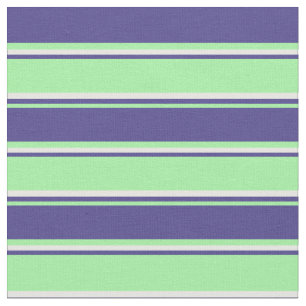 Green, Dark Slate Blue, and Mint Cream Coloured Fabric