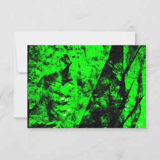 Green dark texture invitation,Simple green cosy  Invitation