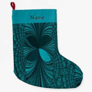 Green Decorative Christmas Stocking