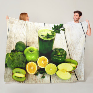 GREEN DELIGHT FLEECE BLANKET
