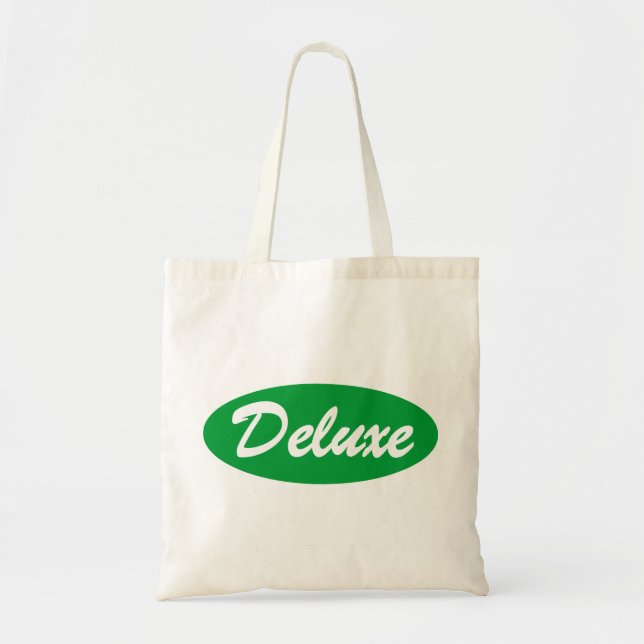 Green Deluxe Tote Bag (Front)