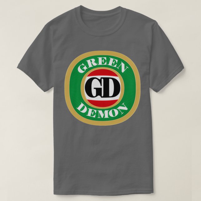 Green Demon VB  T-Shirt (Design Front)
