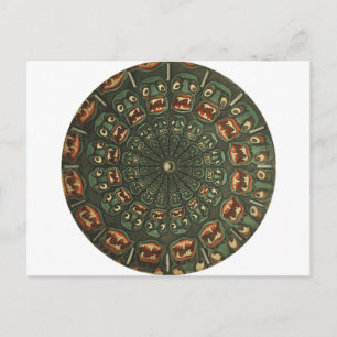 Green Demons Phenakistoscope Card Vintage