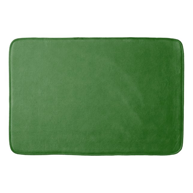 Green Denim Texture,  Bath Mat (Front)