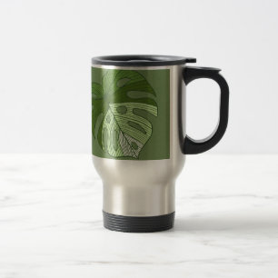 Green Denim Travel Mug