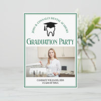 Green Dental School Photo Custom Graduation Party