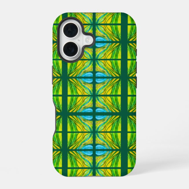 Green Desert Inspirations  iPhone 16 Case (Back)