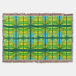 Green Desert Inspirations  Throw Blanket