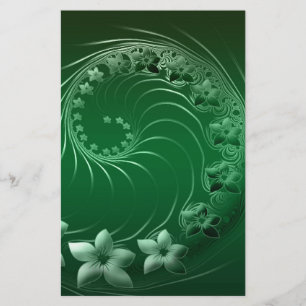Green Design Party Destiny Celebration Stationery