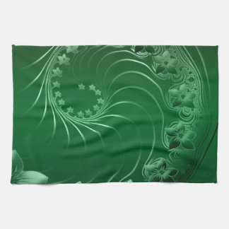 Green Design Party Destiny Celebration Tea Towel