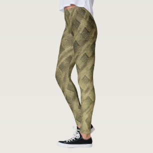 green diamond leggings