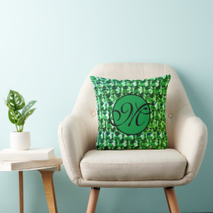 Green Diamonds, green vintage gemstones jewellery  Cushion