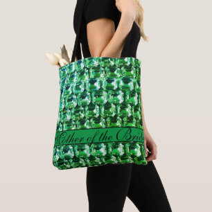 Green Diamonds, vintage green gemstone jewellery   Tote Bag