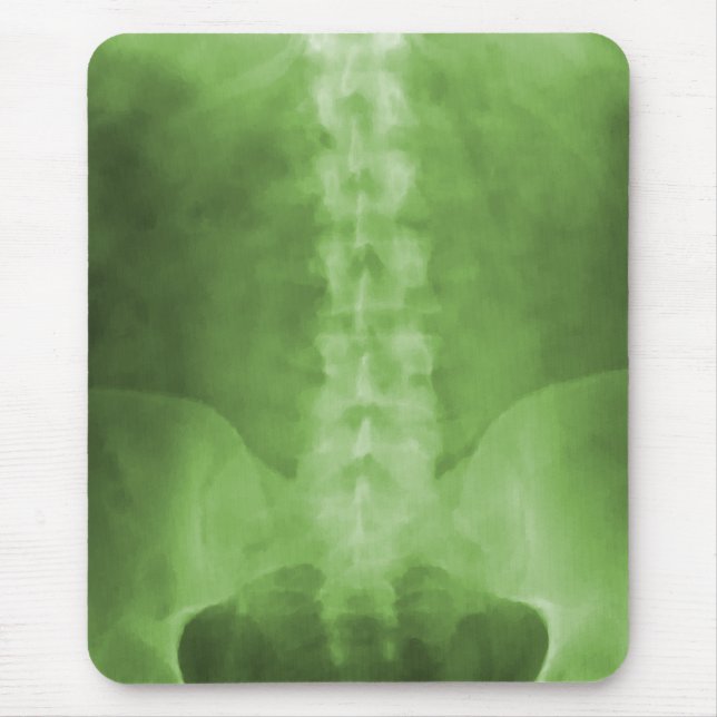 Green Digital X-Ray Art Mousepad (Front)