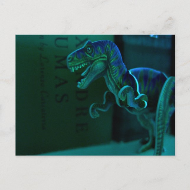 Green Dino Postcard (Front)