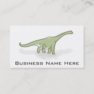 Green Dinosaur, Digital Illustration Business Card