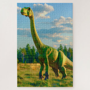 Green Dinosaur Jigsaw Puzzle