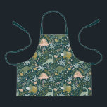 Green Dinosaur Pattern Apron<br><div class="desc">Check out this design featuring a green dinosaur pattern.</div>